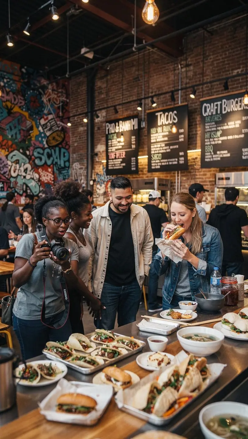 Lokalne potrawy serwowane na talerzu w restauracji na świeżym powietrzu.