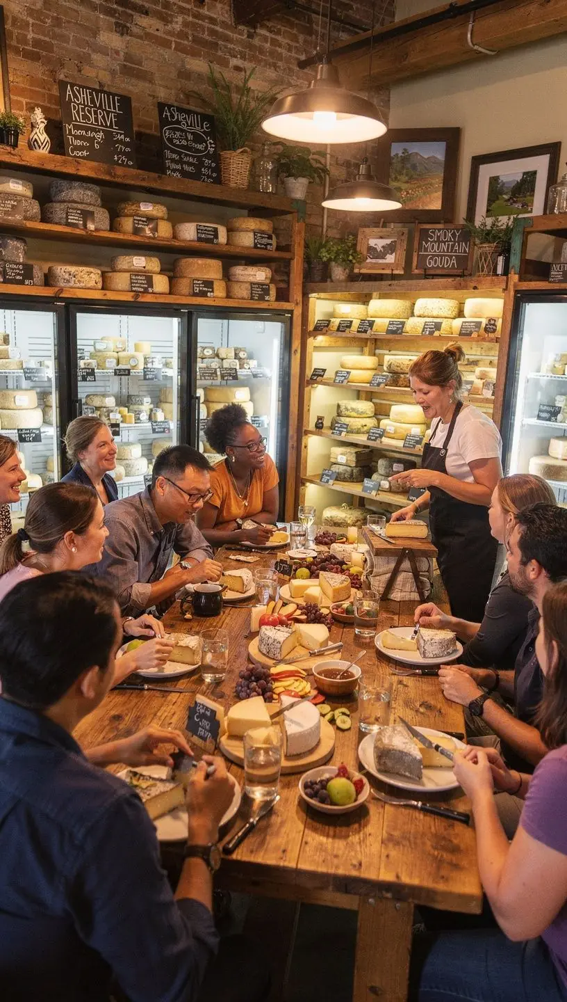 Sprzedawca prezentujący swoje wyroby rzemieślnicze podczas targów.